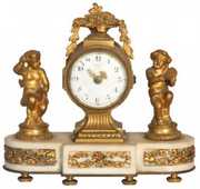 Farcot Miniature French Figural Clock