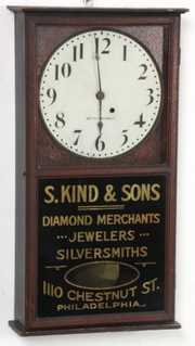 Seth Thomas Advertising Regulator Clock