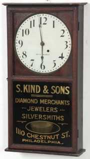 Seth Thomas Advertising Regulator Clock