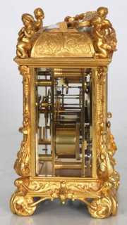 French Gilt Bronze Carriage Clock
