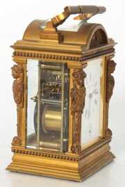 J. Soldano Hour Repeater Carriage Clock w/ Alarm