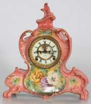 Ansonia La Vendee China Mantle Clock