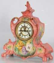 Ansonia La Vendee China Mantle Clock