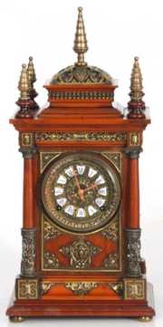 Ansonia ÂCabinet AntiqueÂ Mahogany Clock