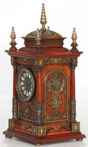 Ansonia ÂCabinet AntiqueÂ Mahogany Clock