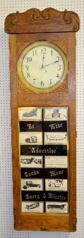 Seth Thomas Animated Advertising Wall Clock