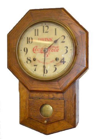 Seth Thomas Coca Cola Advertising Wall Clock