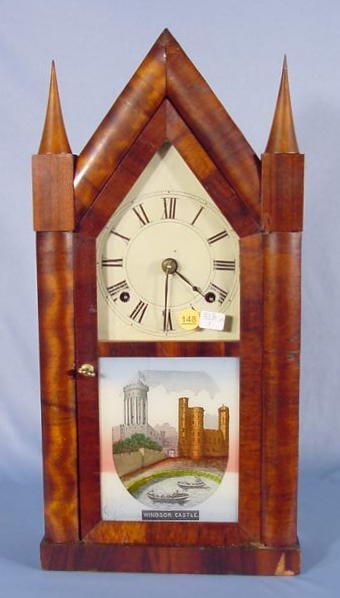 Chauncy Boardman Double Fusee Steeple Clock NR