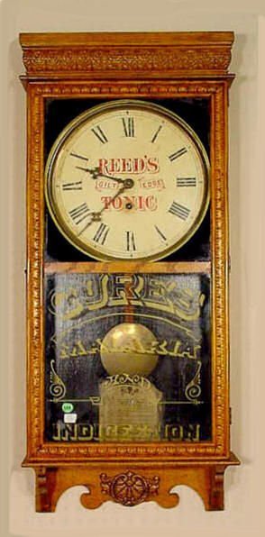 Sessions Reeds Gilt Edge Tonic Advertising Clock