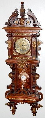 Antique Lenzkirch Type Wall Regulator Clock