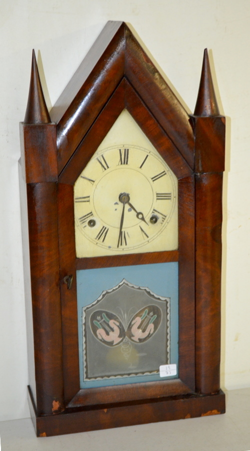 Antique Boardman & Wells T & S Steeple Clock