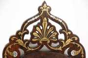 3 Pc. Inlaid Rosewood Clock Set