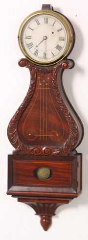 Boston Style Lyre Banjo Clock