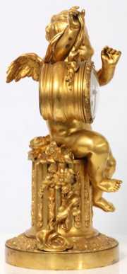 Bronze Silk Thread Mantle Clock