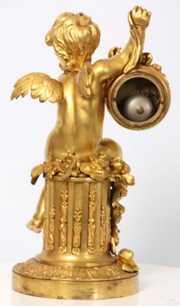 Bronze Silk Thread Mantle Clock