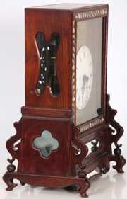 Chinese Double Fusee Mantle Clock