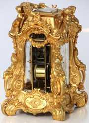 Dore Bonze Figural Carriage Clock