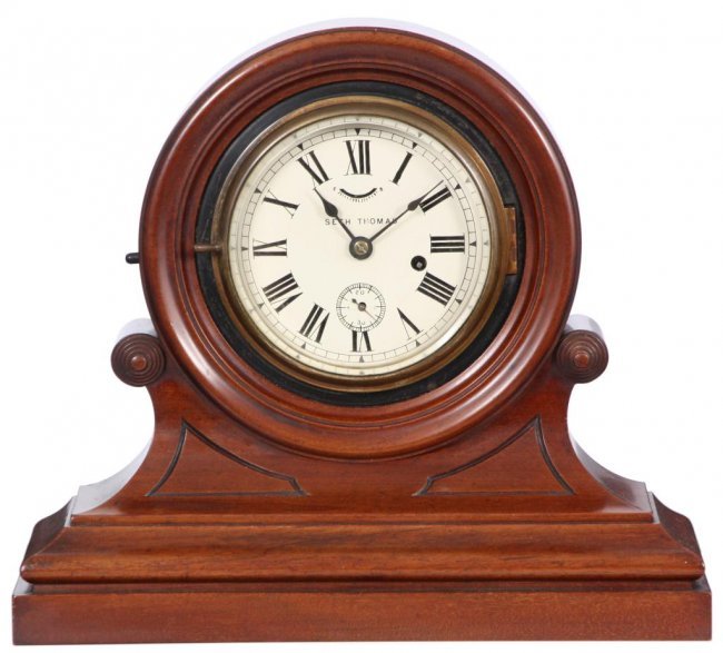 Walnut Seth Thomas Mantle Clock