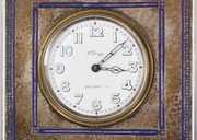 Tiffany Sterling & Enamel Clock