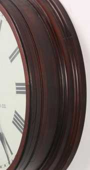 Self Winding Mahogany Gallery Clock