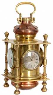 Brass & Copper Lantern Clock