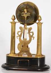 Dore Bronze Portico Clock & Dome