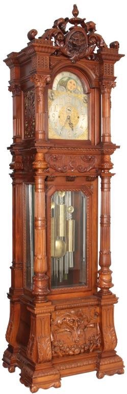 Monumental 9 Tube Grandfather Clock