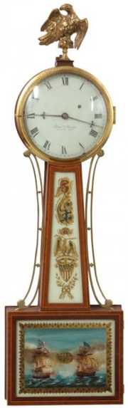 Elmer O. Stennes Banjo Clock