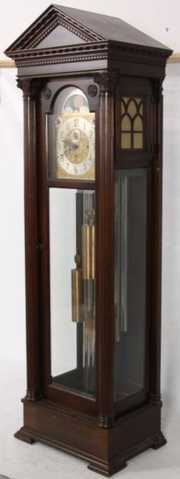 Colonial Mahogany Grandfather Clock