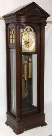 Colonial Mahogany Grandfather Clock