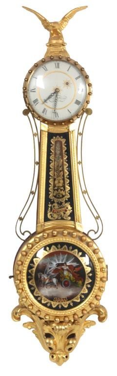 Elmer O. Stennes Girandole Banjo Clock