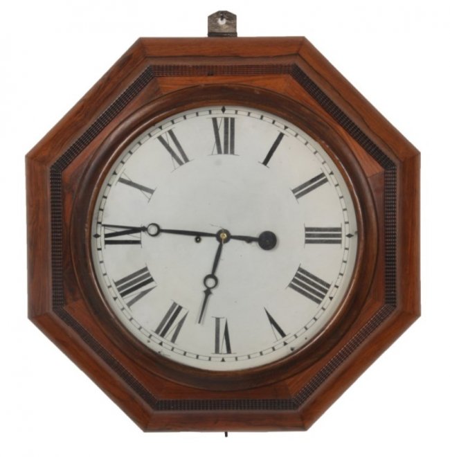 Atkins Detached Fusee 15 Day Gallery Clock