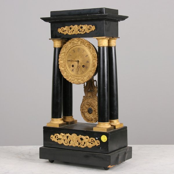 Mid 1800 French Empire mantle clock