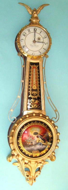 Elmer O. Stennes Girandole Wall Clock Aurora