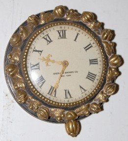 4″ Sterling Bronze N.Y. Clock