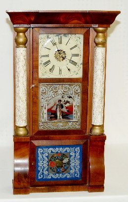 Gilbert Double Decker Antique Shelf Clock