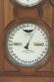 Antique H.B. HortonÂs Ithaca Calendar Clock Co.,