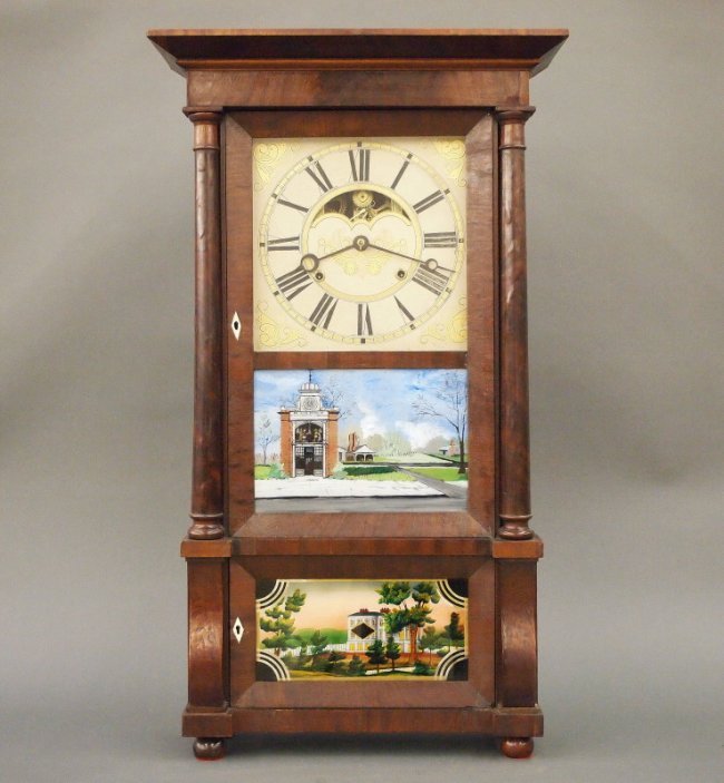 Birge, Gilbert & Co. Double decker shelf clock