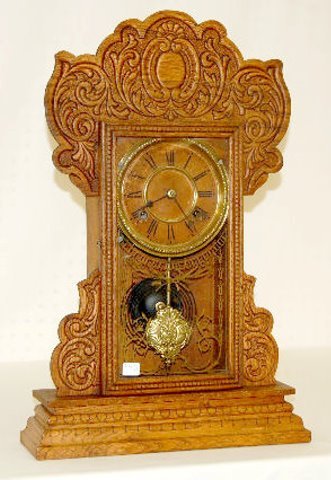Waterbury “Hillsdale” Wooden Mantel Clock