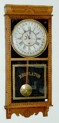 Sessions Oak Wall Regulator “E” Calendar Clock