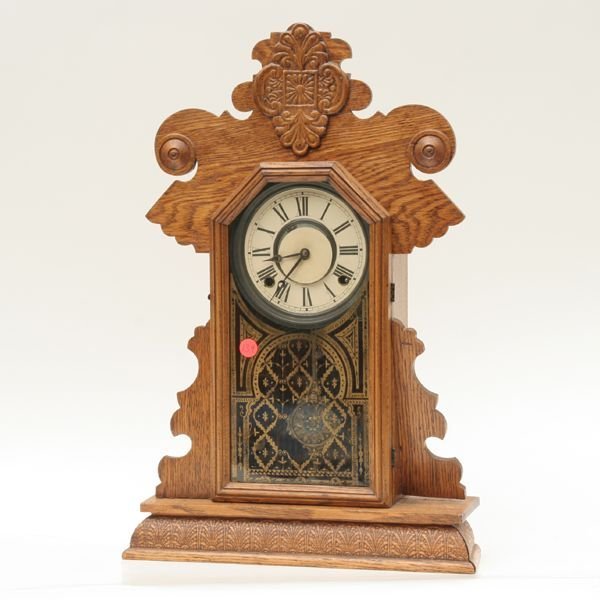 Circa 1900 Rooster Comb mantle clock