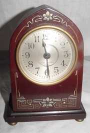 Calgary Red Seth Thomas Miniature Clock