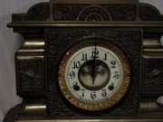Ornate Brass New Haven Mantle Clock