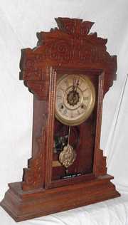 Xenia Waterbury Oak Alarm Kitchen Clock