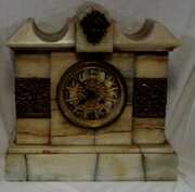 Carmel Marble French Mantle Clock