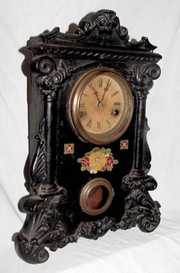 1859 Iron Front Box Clock