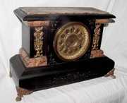 Seth Thomas Ebonized Mantle Clock