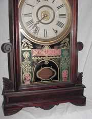 New Haven Alarm Walnut Mantle Clock