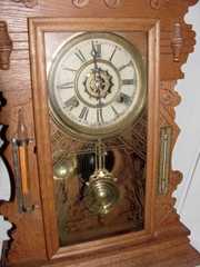 Waterbury Alarm, Thermometer & Barometer Kitchen Clock