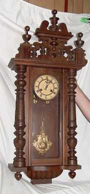 Mahogany Art Nouveau Regulator